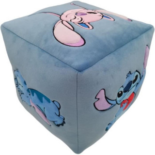 Cuscino Stitch 28 x 30 x 29 cm Azzurro Poliestere Per bambini