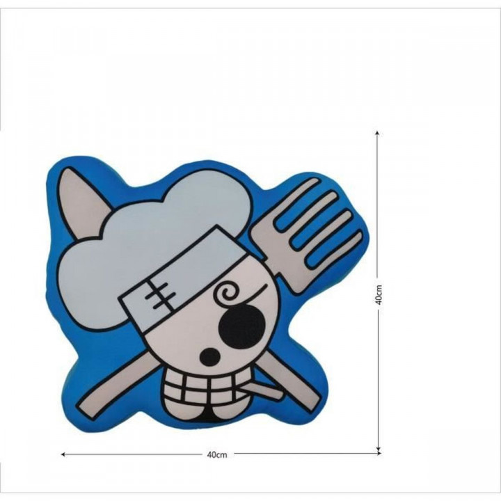 Kussen One Piece Geel Zwart Polyester Bedrukt