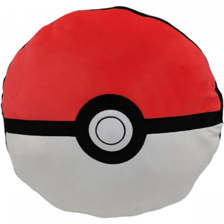 Kissen Pokémon 45 x 4 x 45 cm Weiß Schwarz Rot Polyester Für Kinder