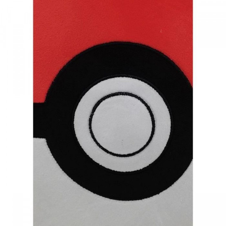 Cushion Pokémon 45 x 4 x 45 cm White Black Red Polyester Children's