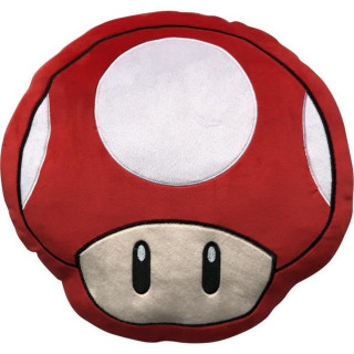 Kussen Mario Bros 43 x 3 x 43 cm Wit Rood Polyester Paddestoel