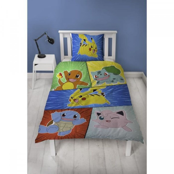 Bettbezug-Set Pokémon Bunt Double size 2 Stücke