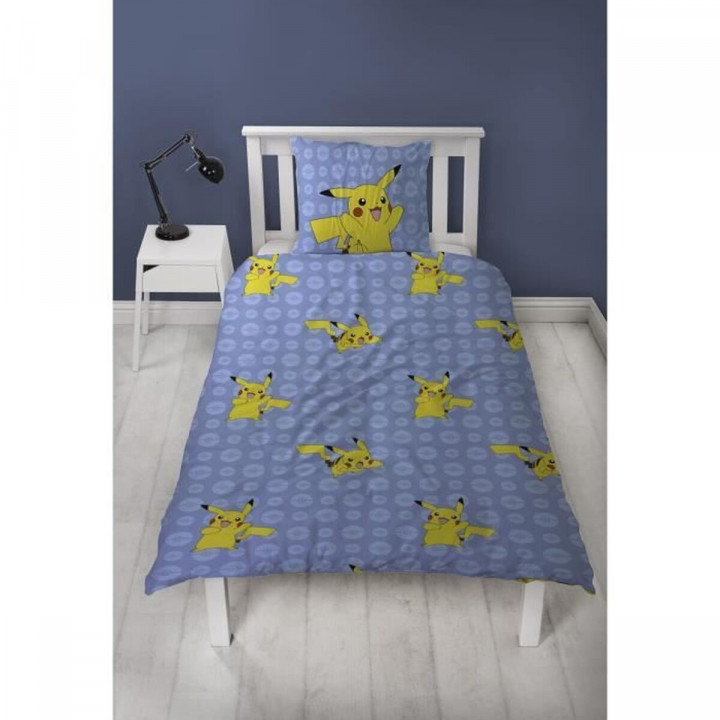 Duvet cover set Pokémon Multicolour Double 2 Pieces