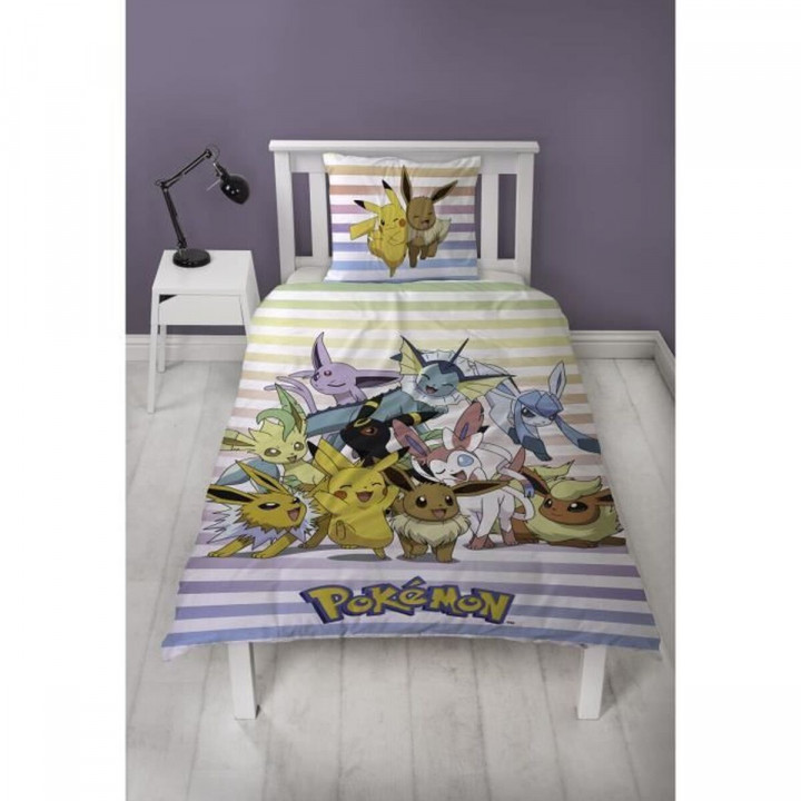 Duvet cover set Pokémon 25 x 5 x 30 cm Multicolour Double 2 Pieces