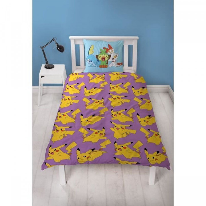 Juego de funda nórdica Pokémon Multicolor Cama de 140 2 Piezas