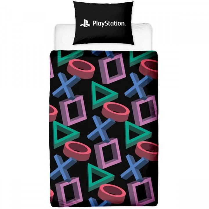 Juego de funda nórdica Playstation Multicolor Cama de 140 2 Piezas