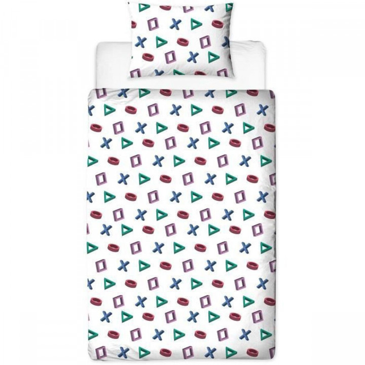 Juego de funda nórdica Playstation Multicolor Cama de 140 2 Piezas
