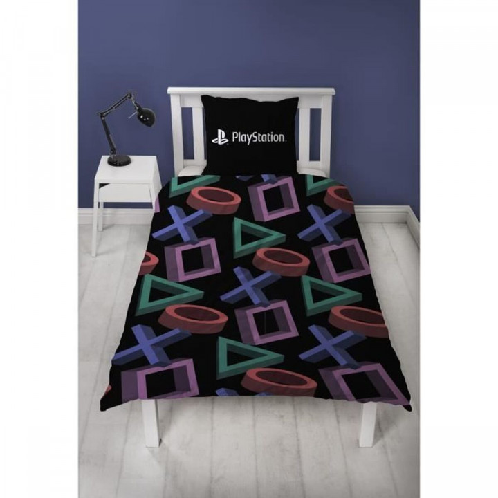 Juego de funda nórdica Playstation Multicolor Cama de 140 2 Piezas