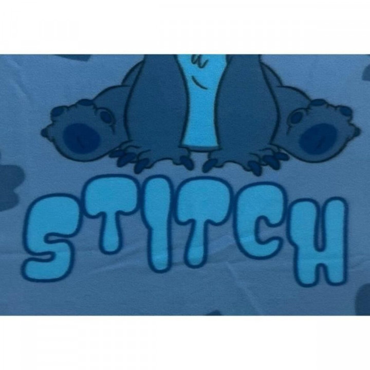 Couverture Stitch 25 x 11 x 13 cm Bleu Carreaux Ecossais