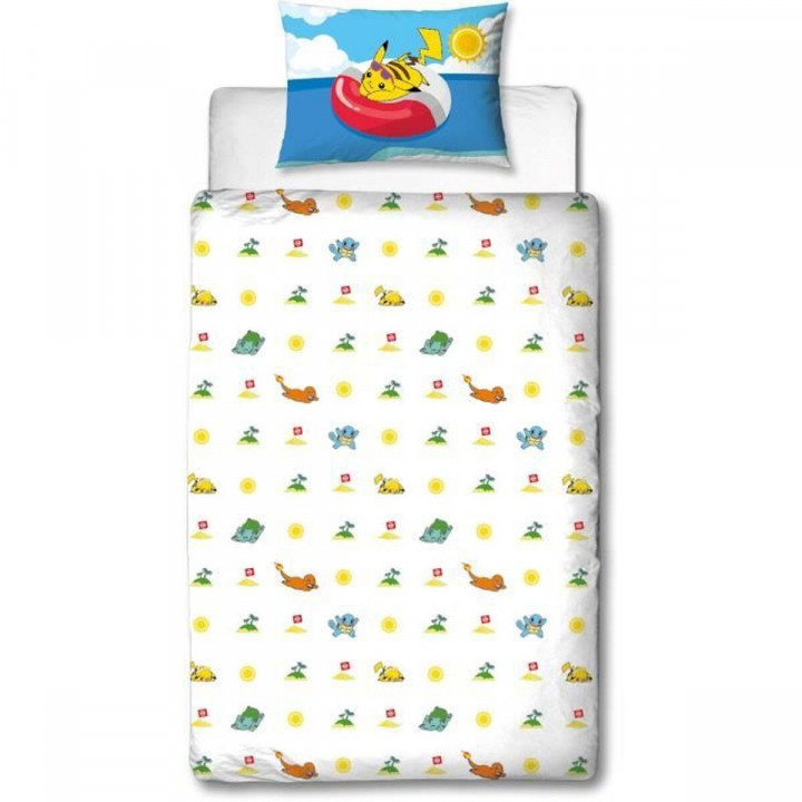 Set di copripiumino Pokémon Multicolore Ala francese 2 Pezzi