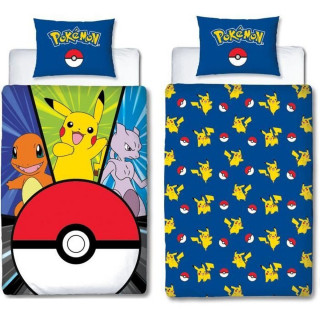 Bettbezug-Set Pokémon Gelb Weiß Rot Double size 2 Stücke