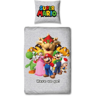 Parure de couette Mario Bros Multicouleur Lit 2 persones 2 Pièces