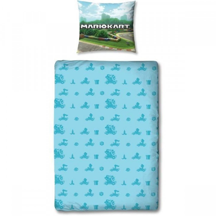 Duvet cover set Mario Bros Multicolour Double 2 Pieces