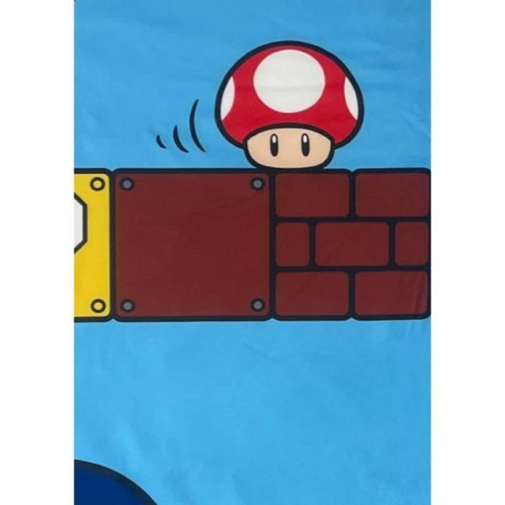 Coperta Mario Bros 31 x 8 x 31 cm Multicolore Quadri scozzesi