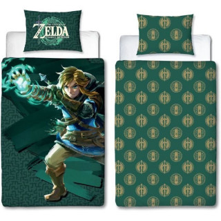 Dekbedovertrek set The Legend of Zelda 25 x 5 x 30 cm Multicolour Bed van 140 2 Onderdelen