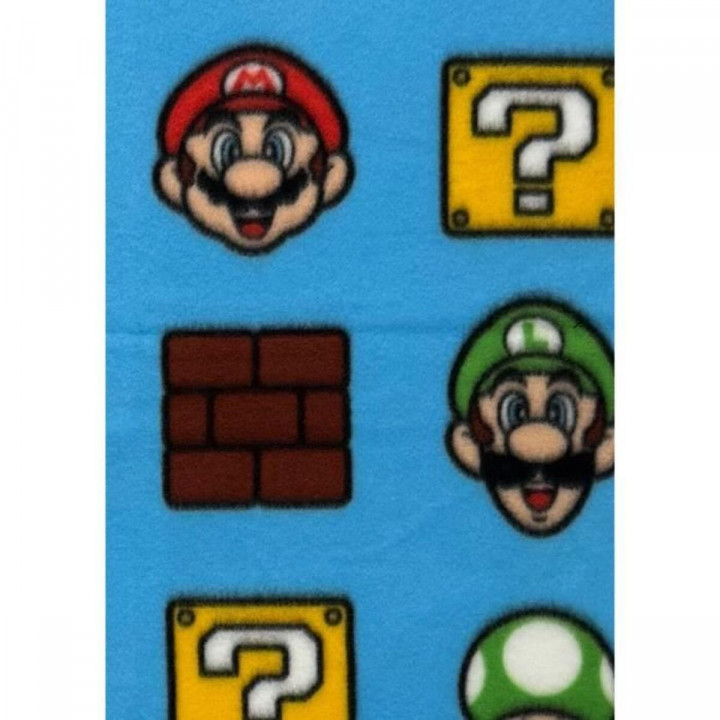 Deken Mario Bros Multicolour Schotse ruit