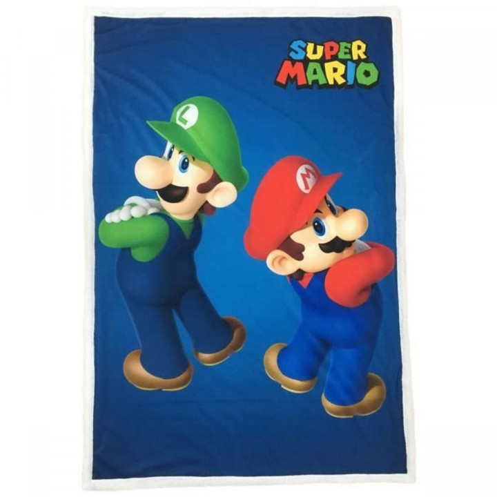 Decke Mario Bros 25 x 14 x 26 cm Schwarz tiere