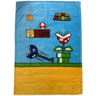 Decke Mario Bros 24 x 14 x 26 cm Schwarz tiere