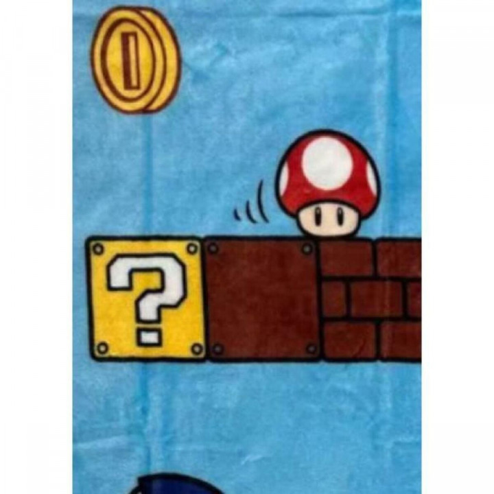 Coperta Mario Bros 24 x 14 x 26 cm Nero animali