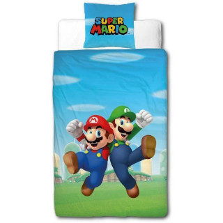 Bettbezug-Set Mario Bros Bunt Double size 2 Stücke