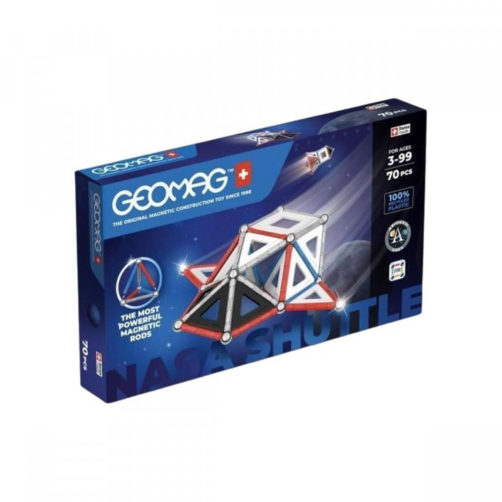 Construction set Geomag Nasa Shuttle 70 piezas