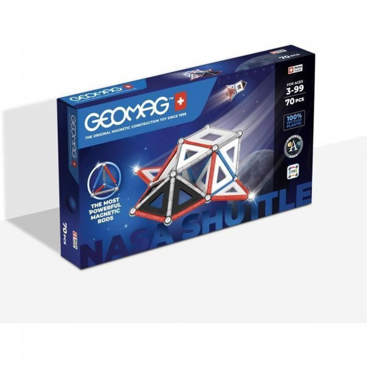 Construction set Geomag Nasa Shuttle 70 piezas