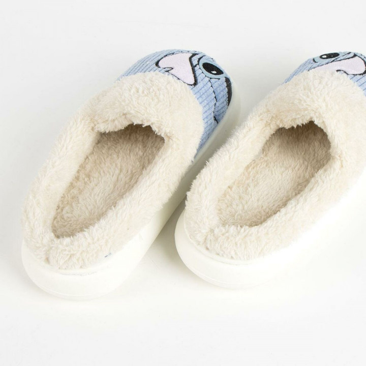 Slippers Voor in Huis Stitch Blauw