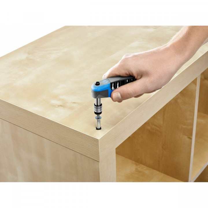 Meerpuntsschroevendraaier WITTE Ratchdrive Set van tips 7 Onderdelen