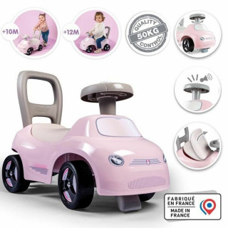 Loopauto Smoby Zwart Roze 2 in 1