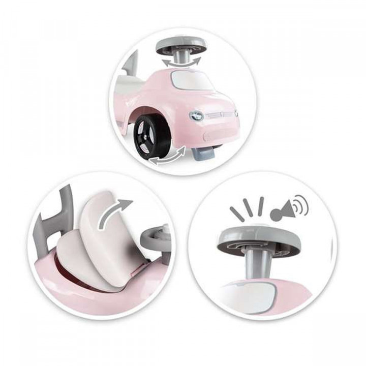 Laufrad Smoby Schwarz Rosa 2-in-1