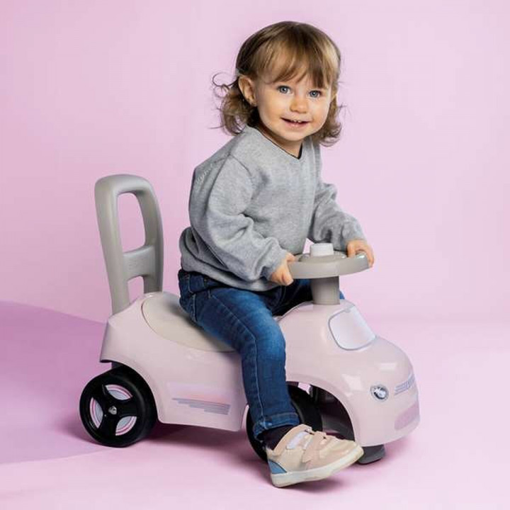 Loopauto Smoby Zwart Roze 2 in 1