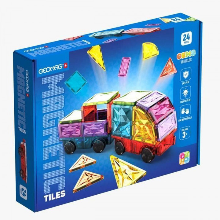Set di Costruzioni Geomag 24 Pezzi