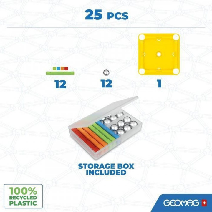 Set di Costruzioni Geomag 25 Pezzi
