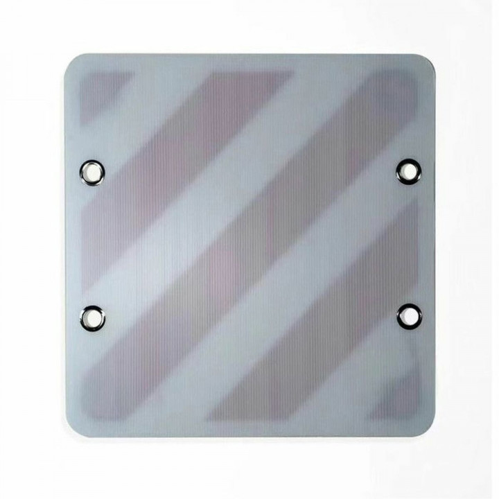 Protruding load sign Optima White Red