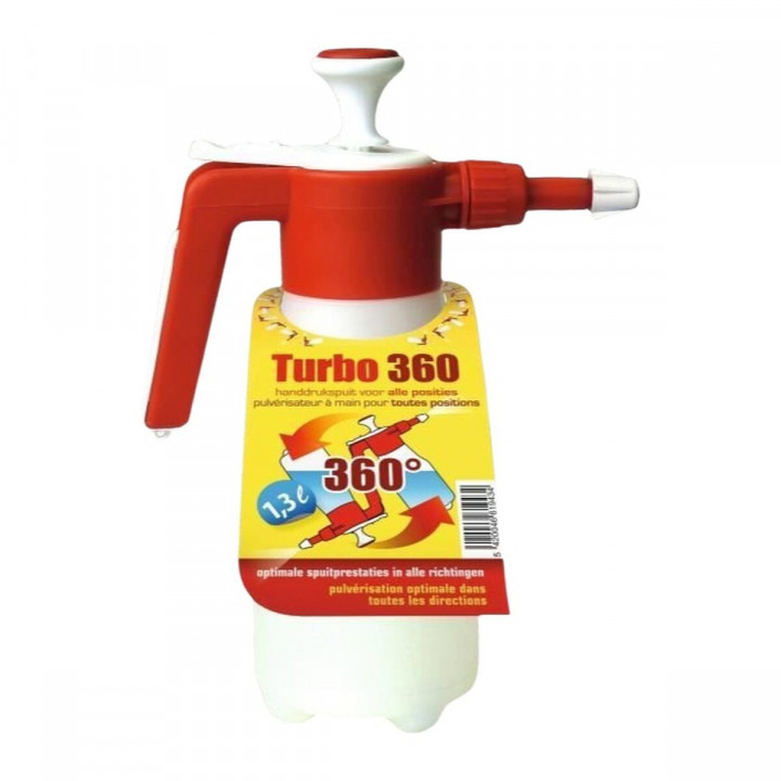 Pulvérisateur à pression pour jardin BSI Turbo 360 1,3 L Blanc Rouge