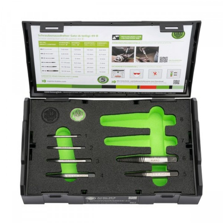 Set di estrattori KUKKO 3-24 mm