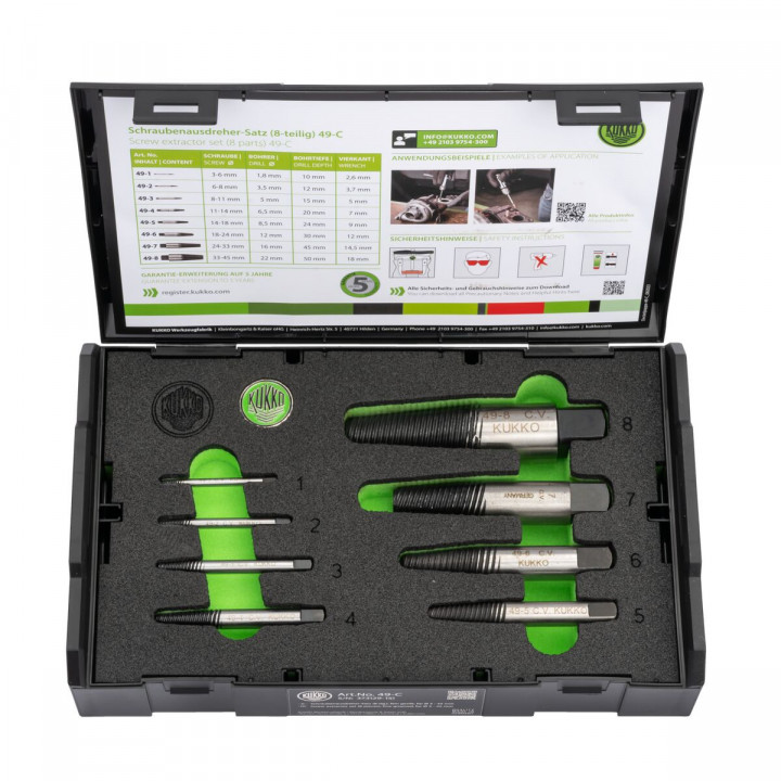 Extractorset KUKKO 3-24 mm